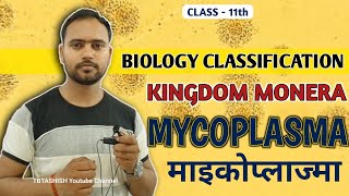 Mycoplasma Class 11  माइकोप्लाज्मा  PPLO  What is Mycoplasma  BIOLOGICAL CLASSIFICATION [upl. by Duyne]