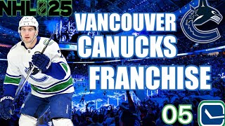 NHL25 VANCOUVERCANUCKS YR2 PT1 [upl. by Narot996]