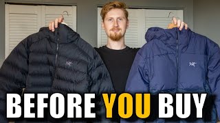 ArcTeryx Down Jackets WORTH IT  NEW Thorium vs Thorium SV Comparison and Review [upl. by Nayrb676]