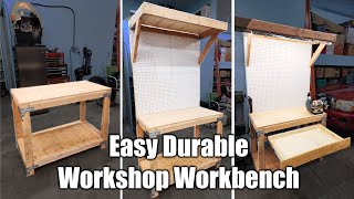 Easy Durable Workshop Workbench [upl. by Medin]