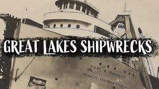 5 Great Lakes Shipwrecks [upl. by Eugenle]