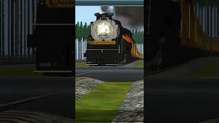 Chessie Steam Special in 1977 Reading 2101 trainzsimulator chessie [upl. by Ballinger]