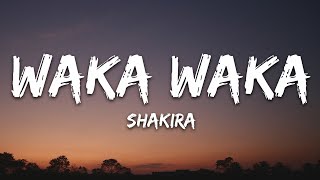 Shakira  Waka Waka This Time For Africa Lyrics [upl. by Egiarc]