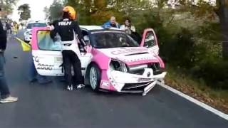 Incidente 2°Rally Ronde di Pomarance  Rally Crash [upl. by Idnil617]