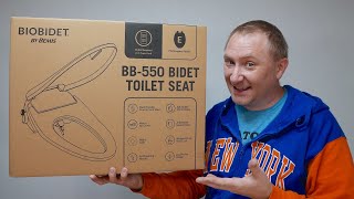 BioBidet BB500550 Bidet Toilet Seat Install [upl. by Margarethe580]