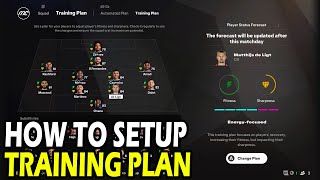 How to Setup a Training Plan in EA FC 25 [upl. by Anazraf]