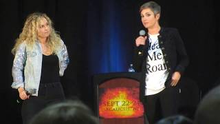 Kim and Briana discuss Wayward Sisters Spinoff Supernatural NJCON2017 [upl. by Anev902]