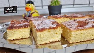 😍 Alle lieben diesen leckeren Blitzkuchen  Blechkuchen Rezept  12 [upl. by Penney]