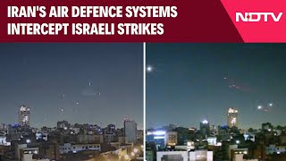 Israel Strikes Iran  Irans Air Defence Systems Intercept Israeli Strikes [upl. by Faxan374]