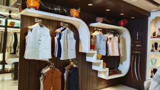 Royal Ethnic Showroom interior Design ideas Cloth Shop Interior Design  Garment Shop Design [upl. by Irreg]