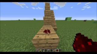 TUTOconstruire un escalier automatique ou escalator sur minecraft [upl. by Ave308]