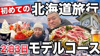 初めての北海道旅行２泊３日で札幌を満喫！グルメ・観光 モデルプランはコレに決まりVLOG [upl. by Edrock]