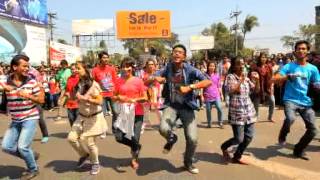 ICC World Twenty 20 Bangladesh 2014 Flash Mob  Chittagong University [upl. by Eiblehs]