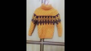 Knitting sweater design [upl. by Beutler]