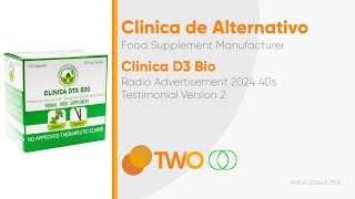 Clinica D3 Bio Radio Ad 2024 33s Testimonial Version 2 [upl. by Azila]