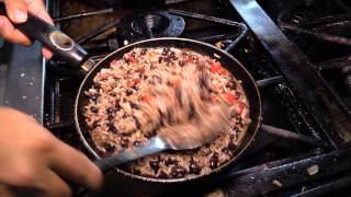 How to make Gallo Pinto Costa Rican Beans and Rice [upl. by Aznecniv]