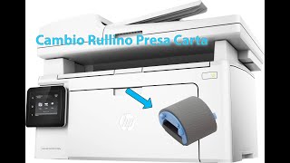 HP LaserJet Pro M102wM130fw • Come Pulire o Sostituire il Rullino di Presa Carta [upl. by Ludlow739]