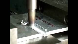 friction stir welding of aluminium [upl. by Eireva12]