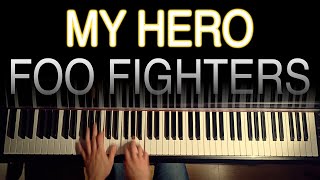 FOO FIGHTERS  MY HERO Piano Cover [upl. by Efar180]