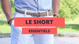 COMMENT PORTER des SHORTS  3 LOOKS  LES ESSENTIELS MASCULINS  tuto style mode homme [upl. by Sinnod]