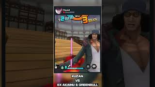 Kuzan Aokiji vs Akainu amp Greenbull  One Piece Bounty Rush [upl. by Brosy516]