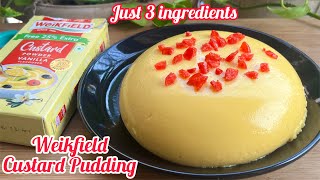 Weikfield Custard Powder Recipe  Weikfield Custard Pudding  Custard Pudding Recipe  Weikfield [upl. by Shelia]