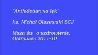 Anthidotum na lęk  ks Michał Olszewski SCJ [upl. by Parrish]