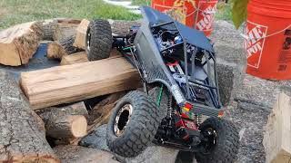 Danchee Ridgerock in a bind  Servo Upgrade Test  RC Crawling [upl. by Rowena]