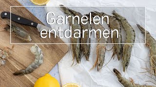 Garnelen schälen und entdarmen  Gewusst wie  eatde [upl. by Ann]