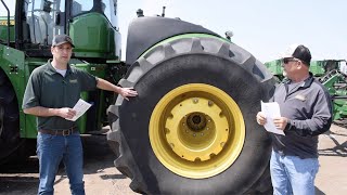 Tire Inflation on John Deere 9R Tractors [upl. by Ocana]