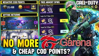 Introducing Negative CP  Returning Lucky Draws  FREE Armory Series Points  COD Mobile  CODM [upl. by Aidnac388]