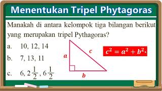 Cara Menentukan Bilangan Tripel Pythagoras [upl. by Celeste149]