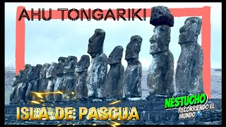 La Maravilla Arqueológica “AHU TONGARIKI” en Isla de Pascua chile rapanui isladepascua moai [upl. by Dahij]