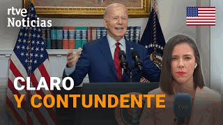 EEUU PROTESTAS PROPALESTINA BIDEN rompe su silencio y condena la quotVIOLENCIAquot en UNIVERSIDADES [upl. by Joly]