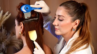 Satisfying ASMR Scalp Check Treatment Massage amp Hair Parting  Soft Spoken Unintentional [upl. by Tine698]