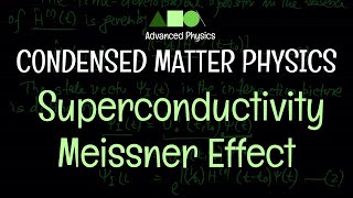 Condensed Matter Physics  Superconductivity  Meissner Effect [upl. by Krystalle]