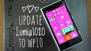 Nokia Lumia 1020 W10 update English audiomp4 [upl. by Jonell]