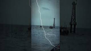 Thunderstorm on the Pier  Enjoying the Sound of Nature calmingsounds nature deepwhitenoise [upl. by Alduino61]