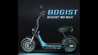 BOGIST M5 Max Electric Scooter with Seat 14 Tire 1000Ｗ Motor 48V 13Ah Battery 40kmh Max EU9NL [upl. by Kory]