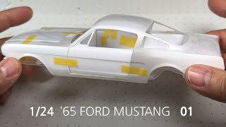 FORD MUSTANG FASTBACK 124 REVELL  part 01 [upl. by Lochner]