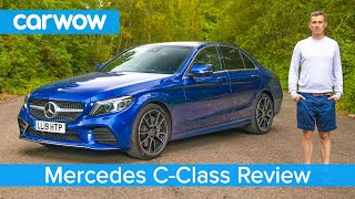 Mercedes CClass 2020 indepth review  carwow Reviews [upl. by Nalhsa]