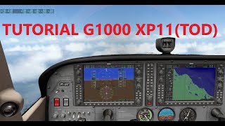 XPLANE 11  TUTORIAL G1000 TODTOP OF DESCENT  VPATH  PORTUGUÊSBR [upl. by Sivart]