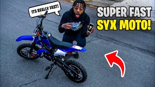 HOW FAST IS A SYX MOTO 50CC  JUSTDOITTRAY [upl. by Ayerf]