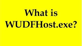 What is WUDFHostexe [upl. by Phio]