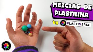 🔴Cómo Hacer MEZCLAS DE COLORES DE PLASTILINA  PlastiVerse [upl. by Nae]