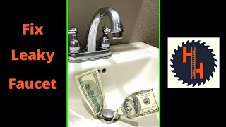 💦 FIX A LEAKY FAUCET In 53 seconds [upl. by Coster]