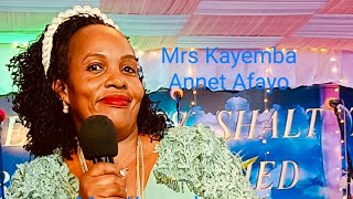 Mrs Kayemba Annet Afayo Sharing to the saints during Thanksgiving service 8122024 [upl. by Corso862]