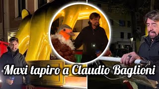 Maxi Tapiro per Claudio Baglioni “bufera tra striscia la notizia e il censore” [upl. by Adieren]