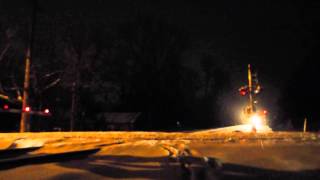 Amtrak Wolverine Through the Snow Train 352 [upl. by Ahsinehs]