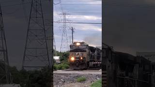 NS highballs on the New Castle District with NS 4005 trailing [upl. by Dupre]